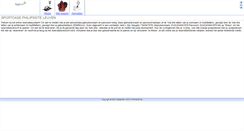 Desktop Screenshot of leuven.sportoase.be